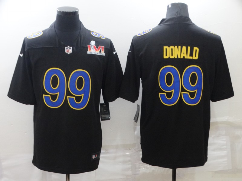 Nike Rams 99 Aaron Donald Black 2022 Super Bowl LVI Vapor Limited Jersey,We sell and wholesale Nike Rams 99 Aaron Donald Black 2022 Super Bowl LVI Vapor Limited Jersey on line form chian!